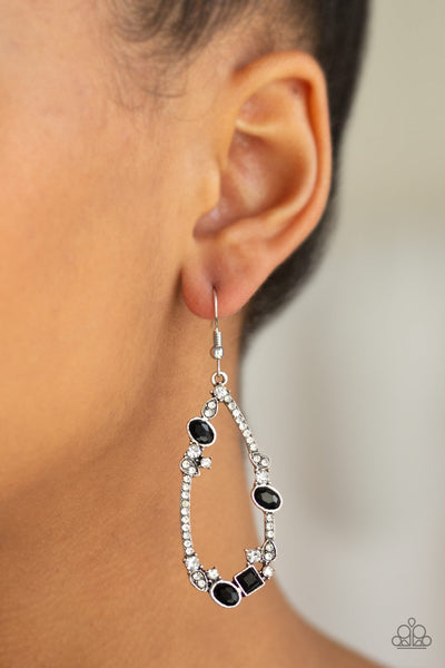 Quite The Collection -  Black Earrings