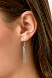 Modern Medalist Necklace with Earrings - Silver