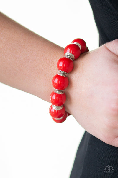 Paparazzi Candy Shop Braclet - Red