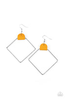 Friends of a LEATHER Earrings- Yellow