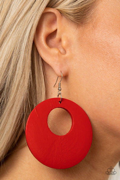 Island Hop Earrings - Red