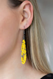 Rio Rainforest Necklace with Earrings - Yellow