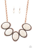 Prairie Goddess Necklace with Earrings- Gold