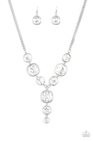 Legendary Lust Necklace with Earrings - Silver