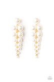 Totally Tribeca - White Pearl Earrings