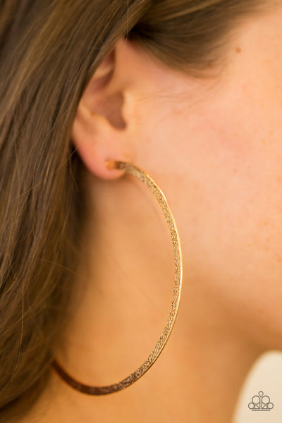 Size Them Up Earrings - Gold