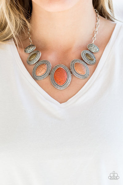Sienna Serenity Necklace with Earrings - Multi