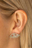 Paparazzi Don't Blink Earrings - Silver