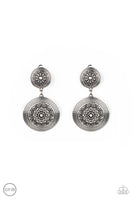 Magnificent Medallions Earrings - Silver