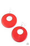 Island Hop Earrings - Red