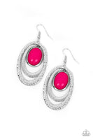 Paparazzi Seaside Spinster Earrings - Pink
