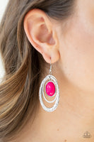 Paparazzi Seaside Spinster Earrings - Pink