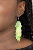 Stella-in-Sequins Earrings Green