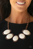 Prairie Goddess Necklace with Earrings- Gold