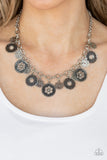 Masquerade Necklace Set  - Silver