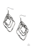 Retro Resplendence Earrings - Black