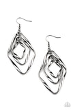 Retro Resplendence Earrings - Black