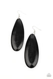 Tropical Ferry Earrings - Black