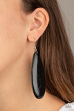 Tropical Ferry Earrings - Black