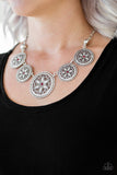 Written in the Star Lilies Necklace with Earrings - Red