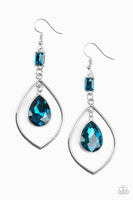 Paparazzi Priceless Earrings - Blue