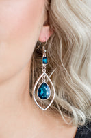 Paparazzi Priceless Earrings - Blue