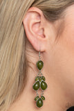 Superstar Social Earrings - Green