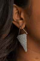 Paparazzi Have A Bite Earrings - Silver