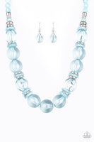 Bubbly Beauty Necklace Set  - Blue