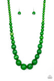 Effortlessy Evergladers Necklace - Green