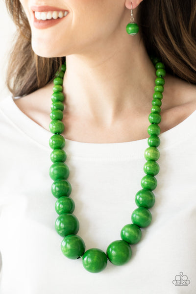 Effortlessy Evergladers Necklace - Green