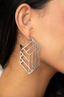 Gotta Get GEO-ing -  Earrings Silver