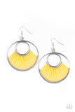 Really High Yellow Strung Earring - Yellow