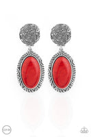 Paparazzi Southern  Impression Earrings - Red