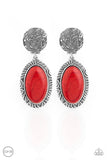 Paparazzi Southern  Impression Earrings - Red