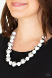 Top Pop Necklace with Earrings - While