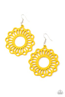 Dominican Daisy Earrings  - Yellow