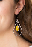 Ethereal Elegance Earrings - Yellow