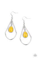 Ethereal Elegance Earrings - Yellow