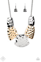 HAUTE Plates Necklace Set - Gold