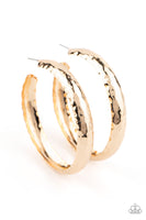 Check Out These Curves  Earrings- Gold