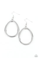 Casual Curves Earrings - Silver