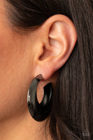 Chic CRESCENTO Earrings - Black