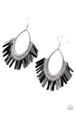 Fine-Tuned Machine  Earrings - Black