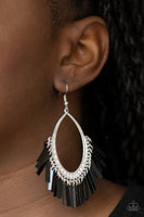 Fine-Tuned Machine  Earrings - Black