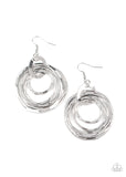 Scattered Shimmer Earrings - Silver