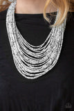 Rio Rainforest Necklace and Earrings - White