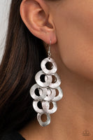 Scattered Shimmer Earrings- Silver