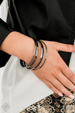 Paparazzi Ensnared Bracelet - Black