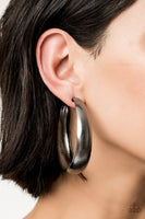 Hoops I Did it Again Earring - Black